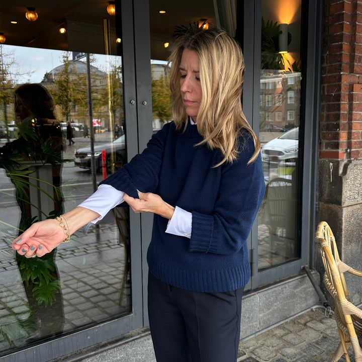 FTC PULLOVER MED RIBSTRIK