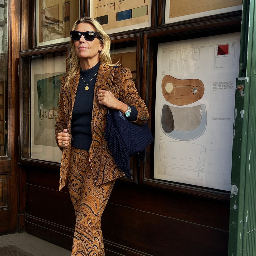 ETRO MØNSTRET FLØJLSBUKS