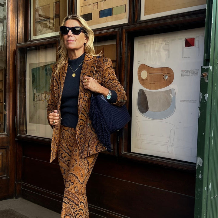 ETRO MØNSTRET FLØJLSBUKS