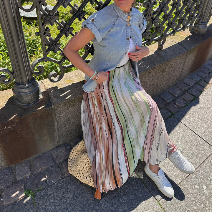 MISSONI PLISSÉ NEDERDEL