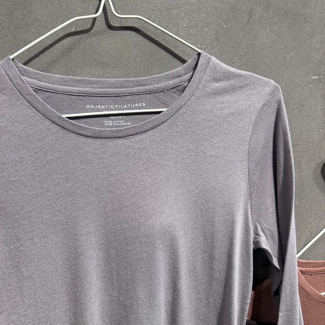 MAJESTIC LANGÆRMET T-SHIRT