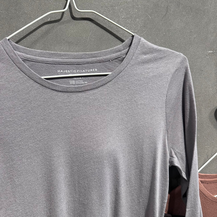 MAJESTIC LANGÆRMET T-SHIRT