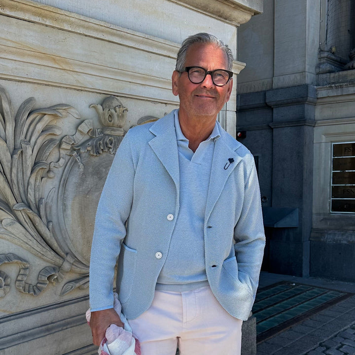 LARDINI KORTÆRMET POLO