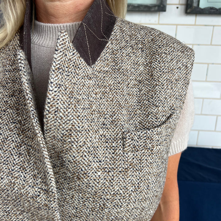 BRUNELLO CUCINELLI VEST M. BÆLTE
