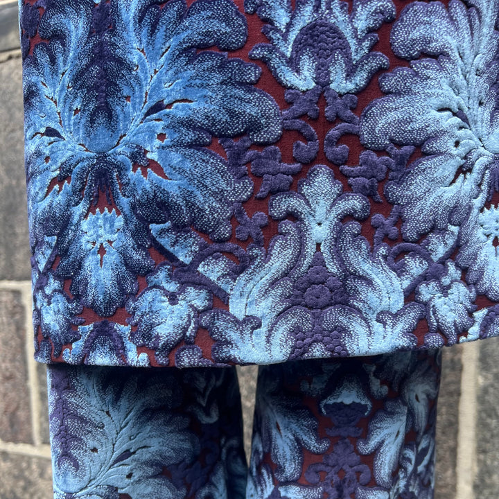 ETRO KNÆLANG VELOUR KJOLE