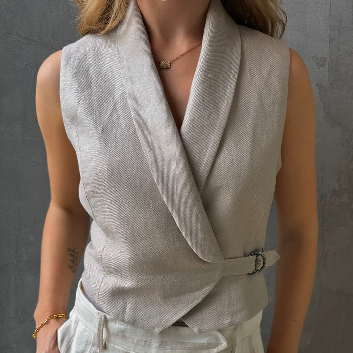 BRUNELLO CUCINELLI CROPPED VEST