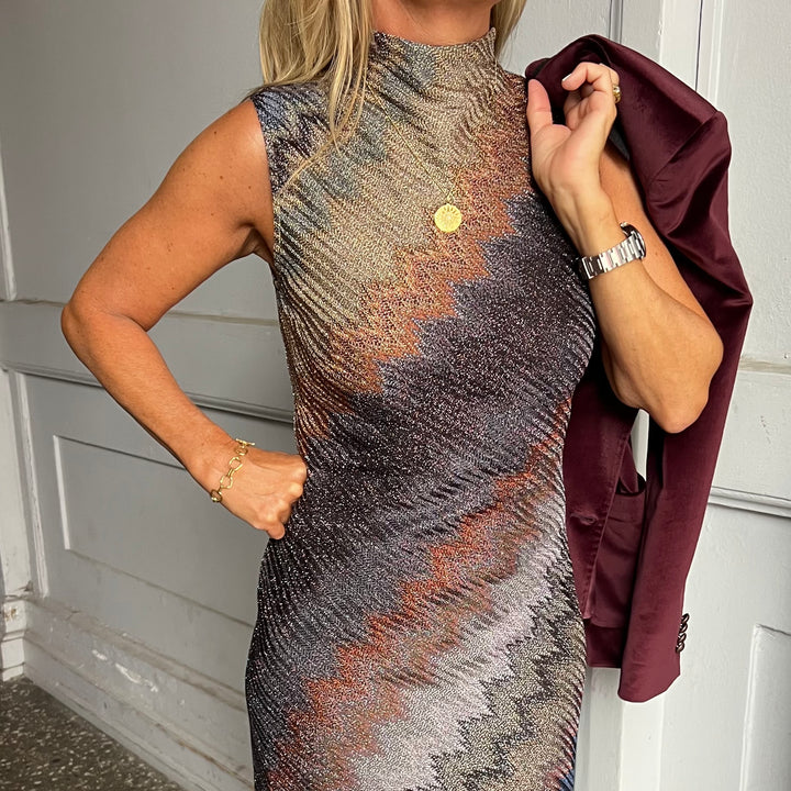 MISSONI MAXI KJOLE M. HØJ HALS
