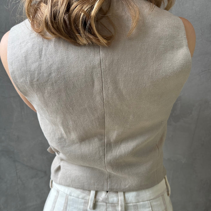 BRUNELLO CUCINELLI CROPPED VEST