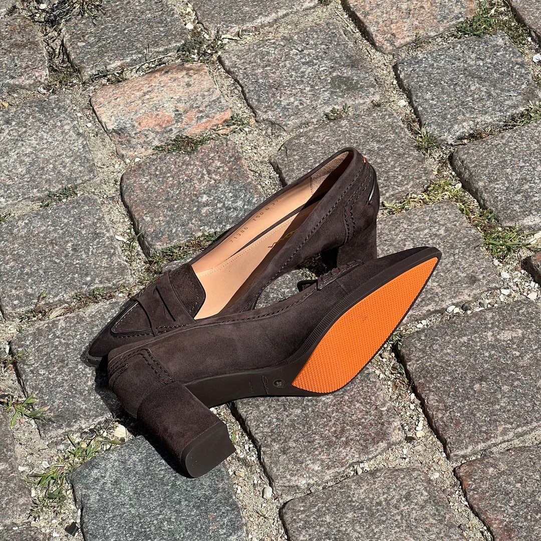SANTONI MID-HEEL PUMP