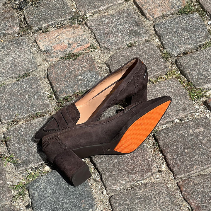 SANTONI MID-HEEL PUMP