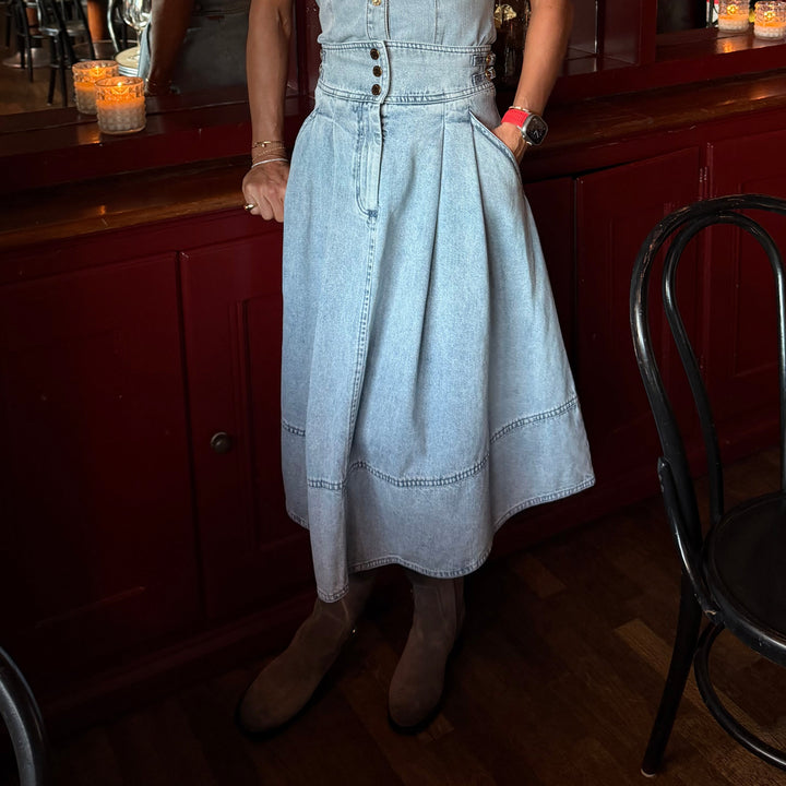 ZIMMERMANN DENIM NEDERDEL