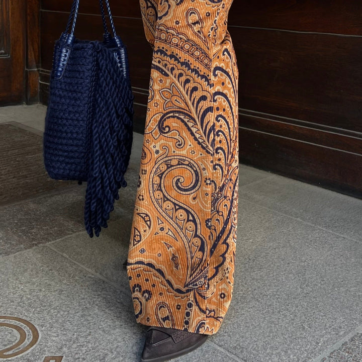 ETRO MØNSTRET FLØJLSBUKS