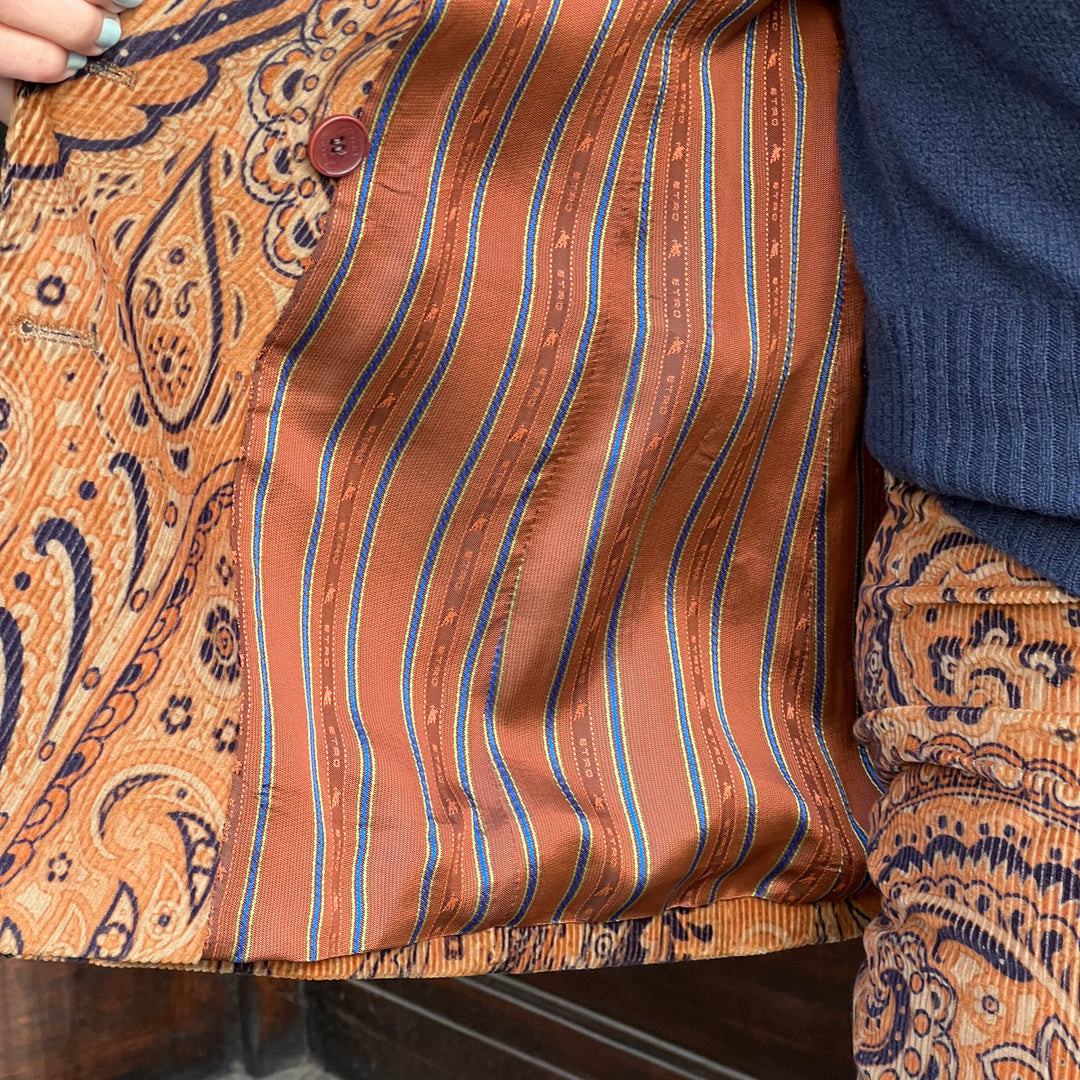 ETRO MØNSTRET FLØJLJBLAZER