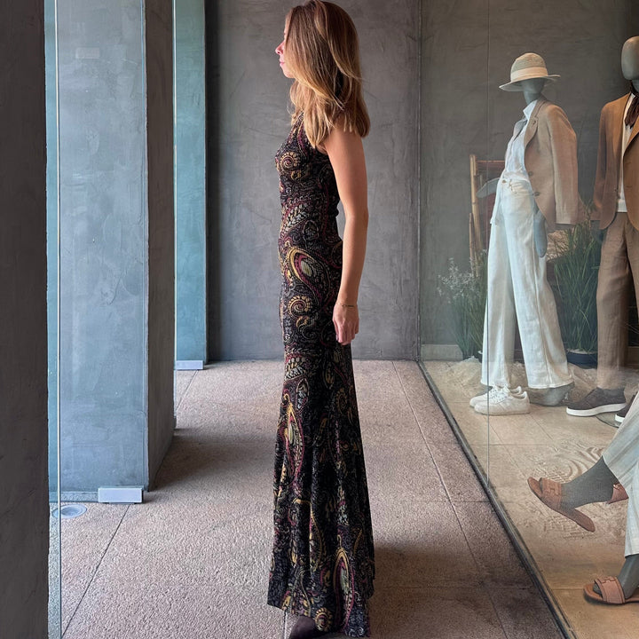 ETRO RIBBED MAXI KJOLE