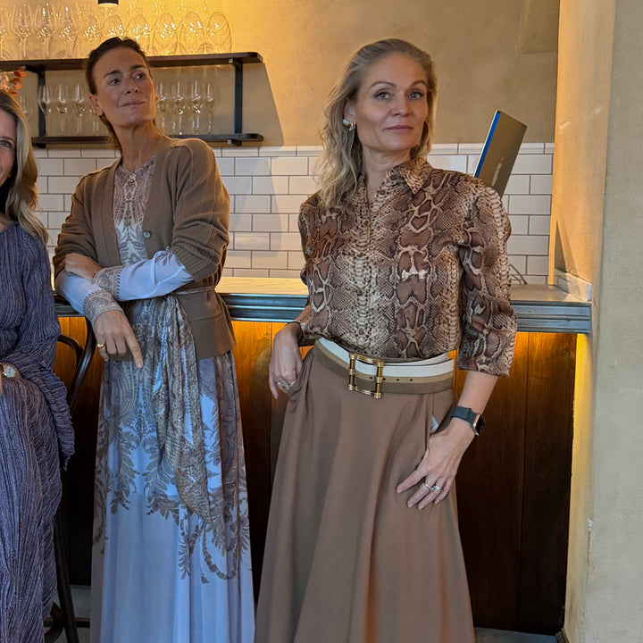 ZIMMERMANN SLANGE SILKESKJORTE