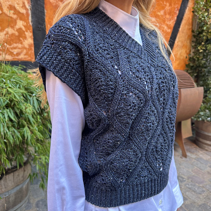 ELEVENTY V-HALS VEST