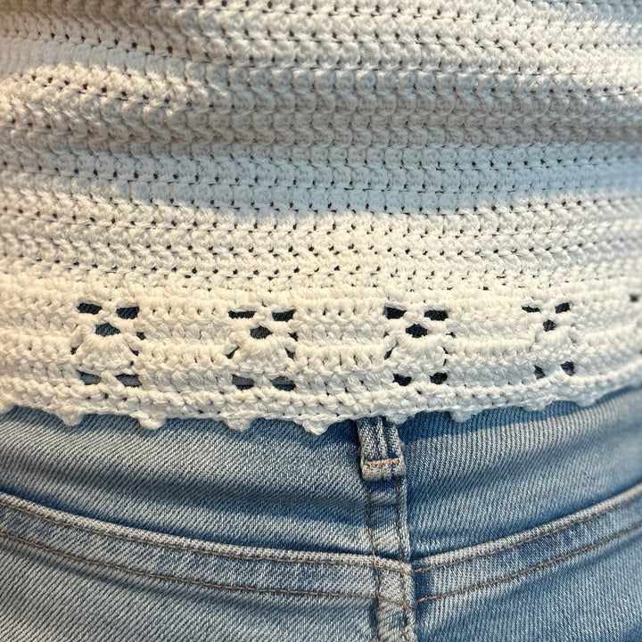 ZIMMERMANN EVERLEY CROCHET TOP