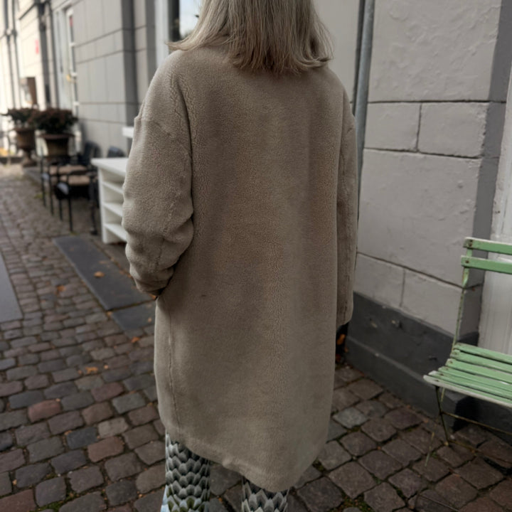 HERNO FAUX FUR ULDFRAKKE