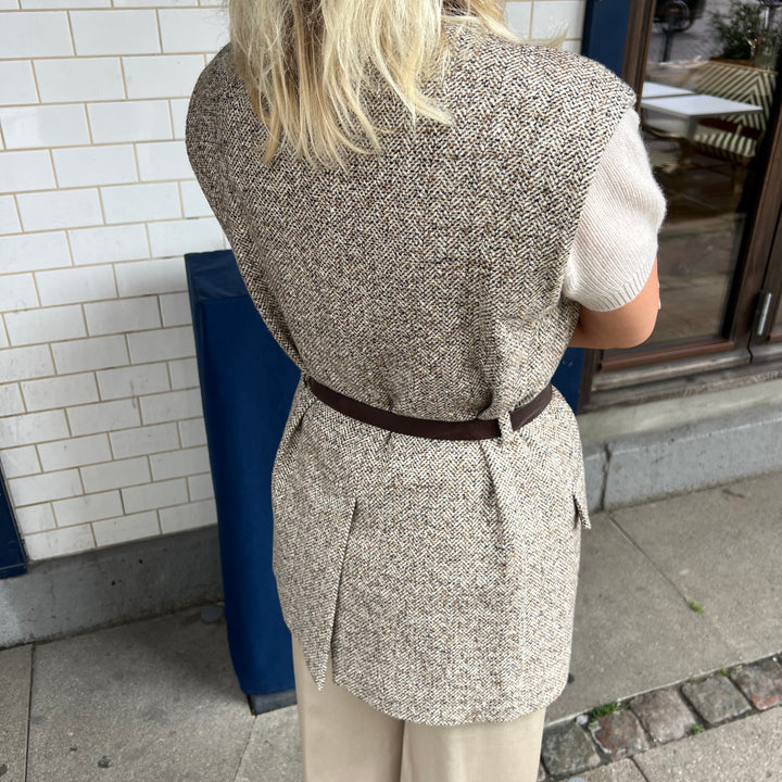 BRUNELLO CUCINELLI VEST M. BÆLTE