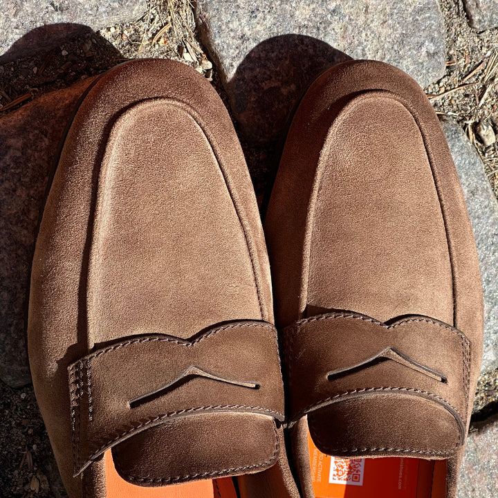 SANTONI FLAD LOAFERS