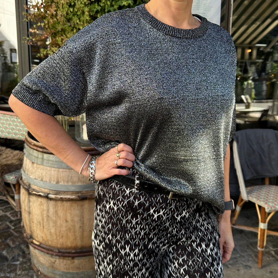 MISSONI BOXY LAMÉ T-SHIRT