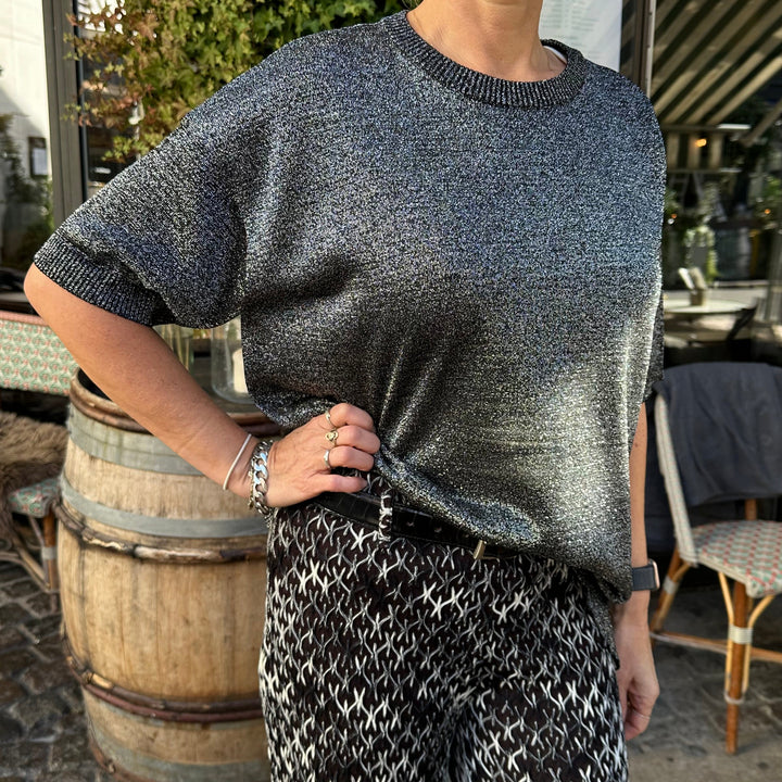 MISSONI BOXY LAMÉ T-SHIRT