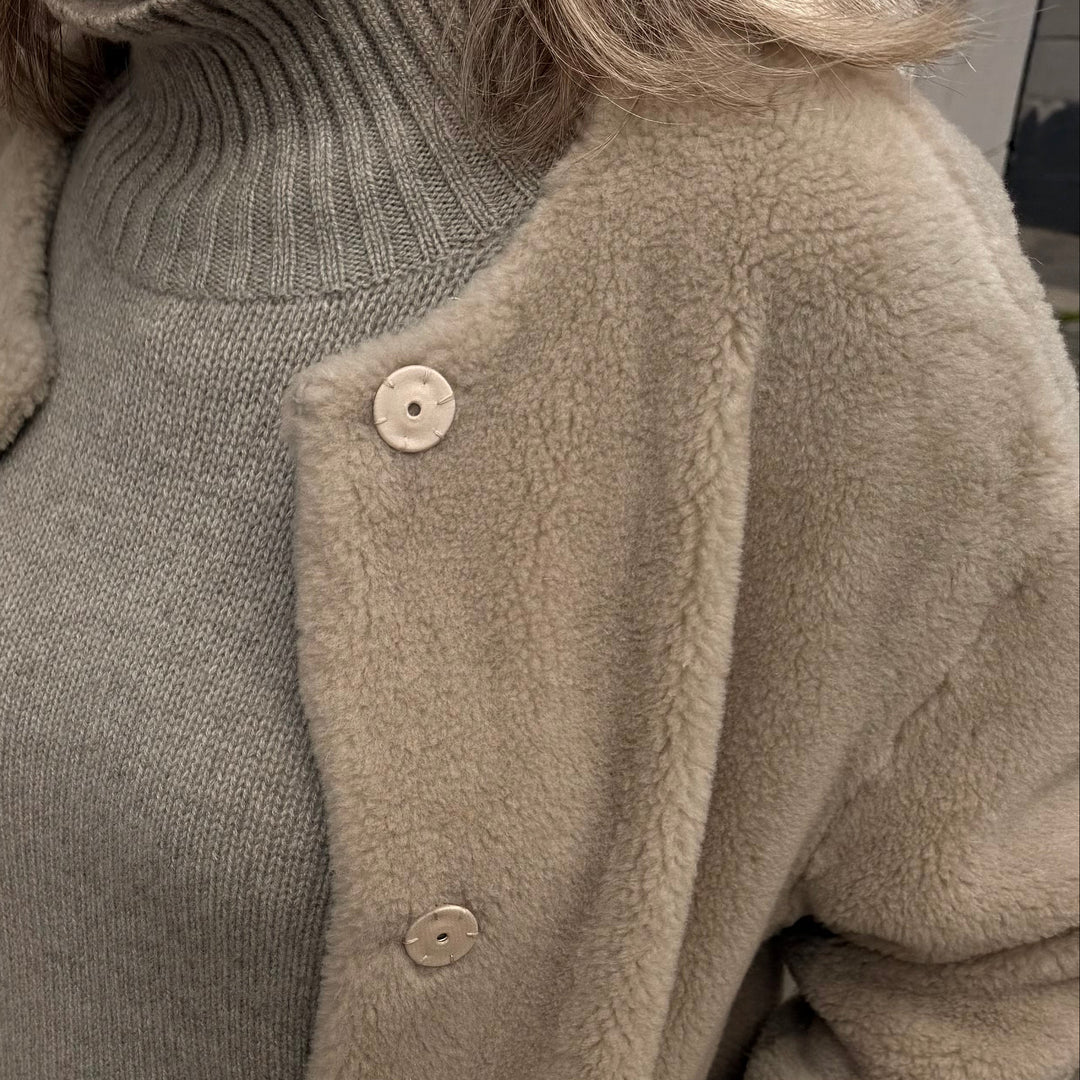 HERNO FAUX FUR ULDFRAKKE