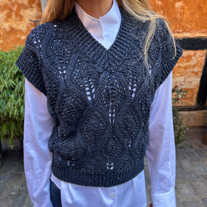 ELEVENTY V-HALS VEST