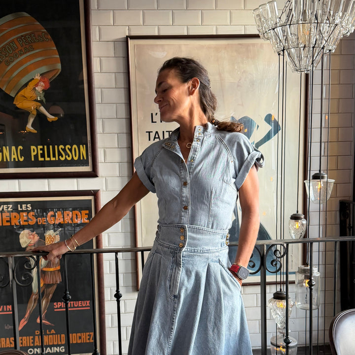 ZIMMERMANN DENIM TIE SHIRT