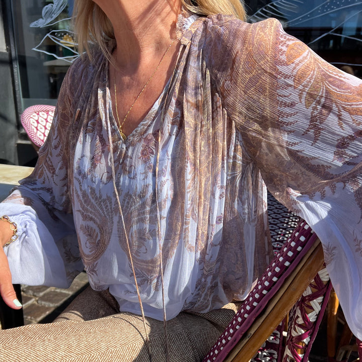 ZIMMERMANN BILLOW  BLUSE