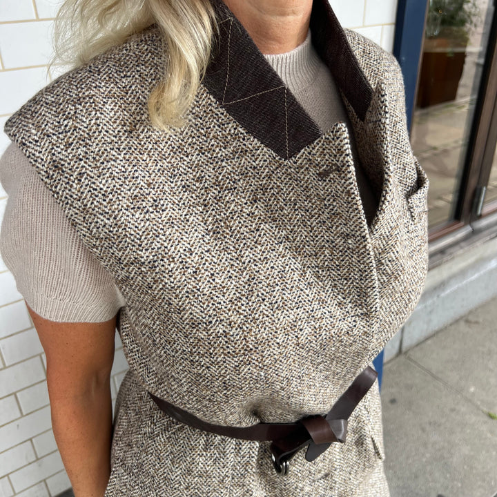 BRUNELLO CUCINELLI VEST M. BÆLTE