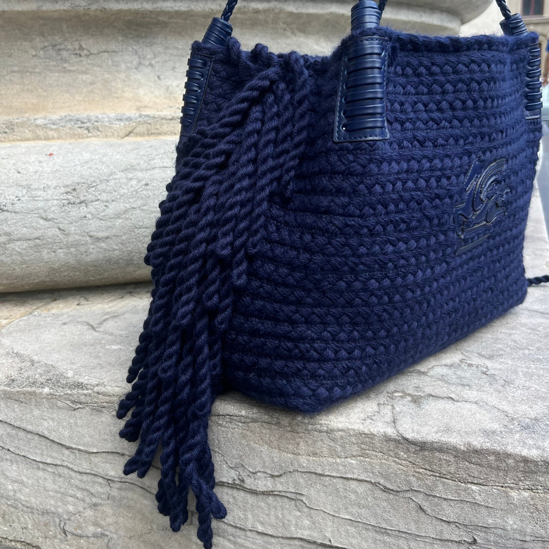ETRO STRIKKET TOTEBAG