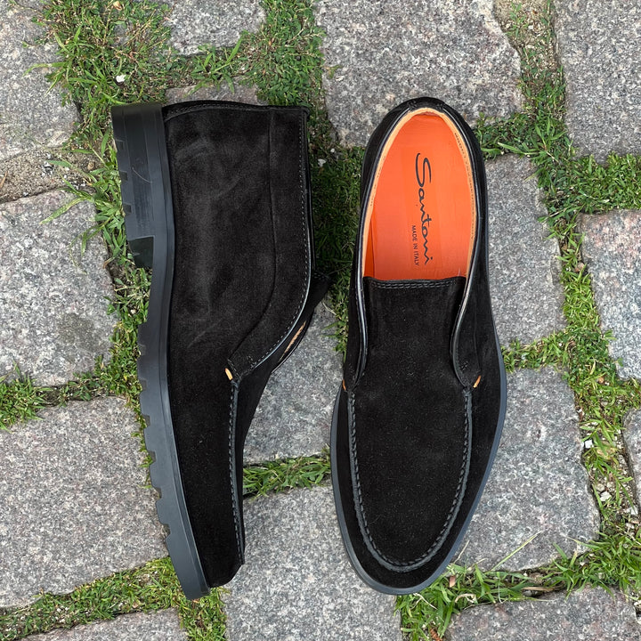 SANTONI RUSKINDS-ANKELSTØVLER