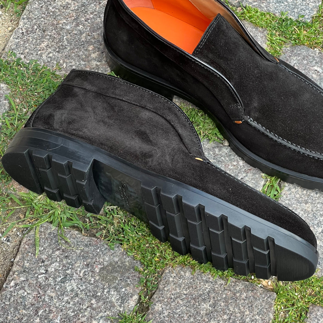 SANTONI RUSKINDS-ANKELSTØVLER