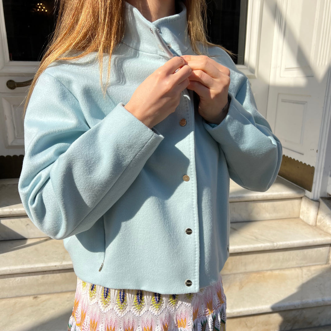 HERNO ULD FLEECE JAKKE