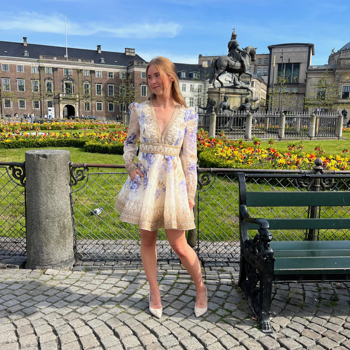 ZIMMERMANN PLEATED MINI KJOLE