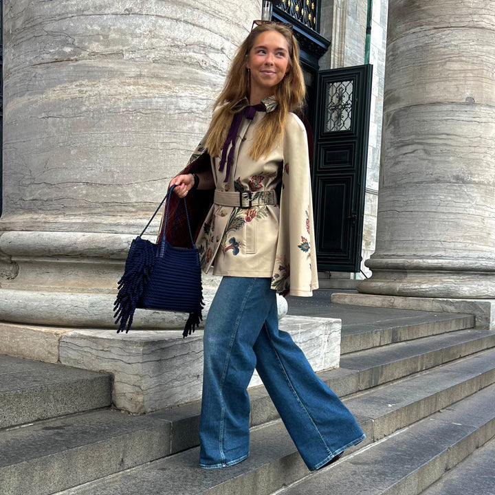 ETRO CAPE-STYLE TRENCH COAT
