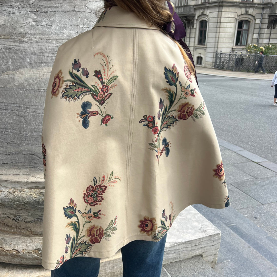 ETRO CAPE-STYLE TRENCH COAT