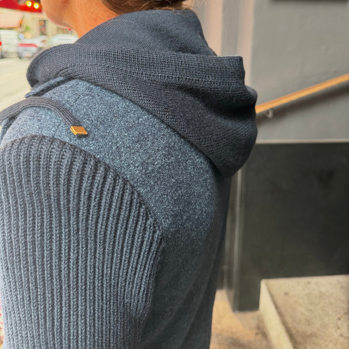 ELEVENTY BLAZER MED HÆTTE