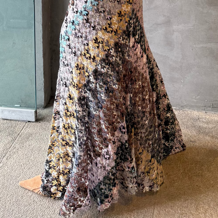 MISSONI FLARED MAXI NEDERDEL