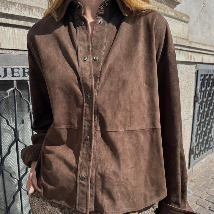 BRUNELLO CUCINELLI RUSKIND OVERSHIRT