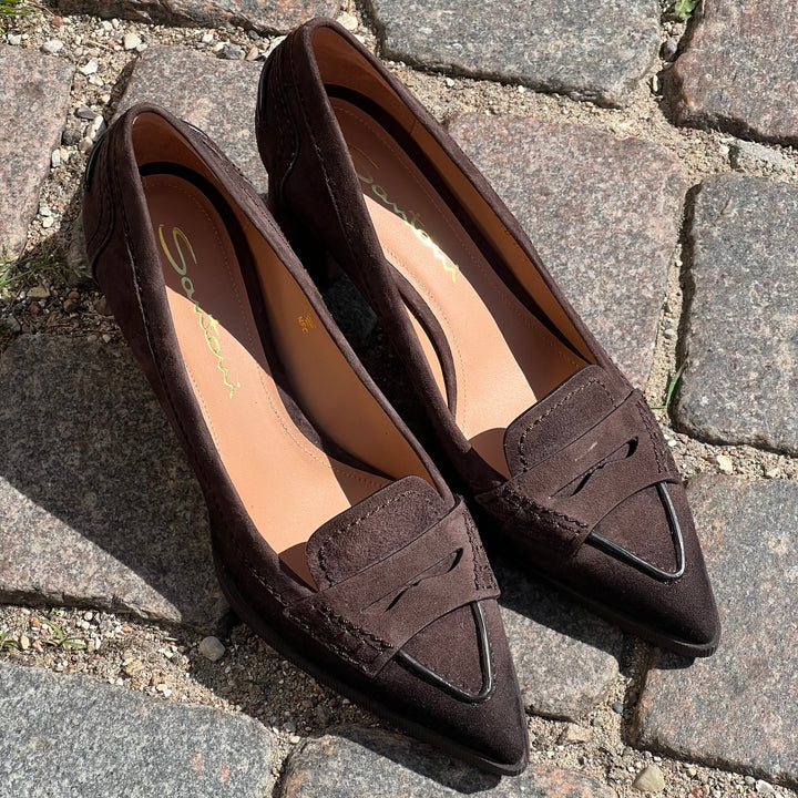 SANTONI MID-HEEL PUMP