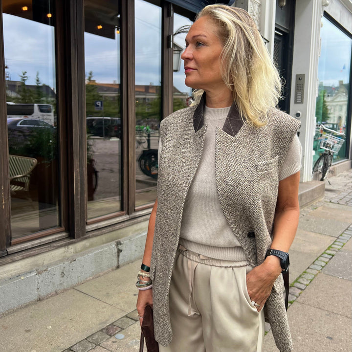 BRUNELLO CUCINELLI VEST M. BÆLTE