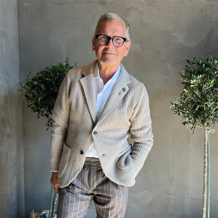 LARDINI STRIKKET BLAZER