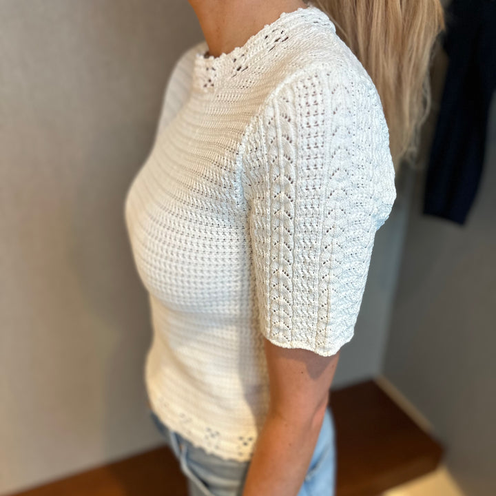 ZIMMERMANN EVERLEY CROCHET TOP