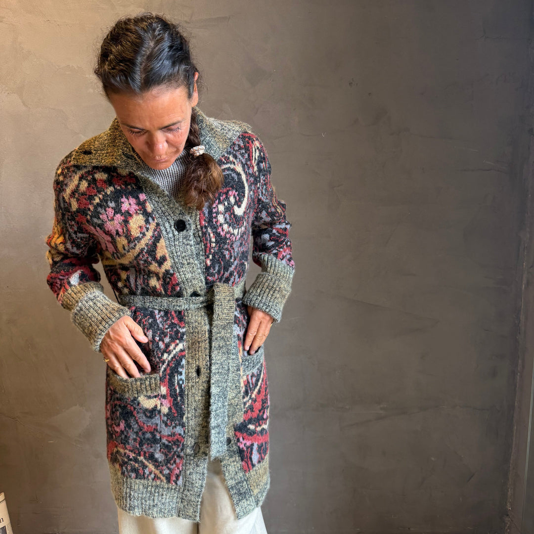 ETRO MULTIFARVET CARDIGAN