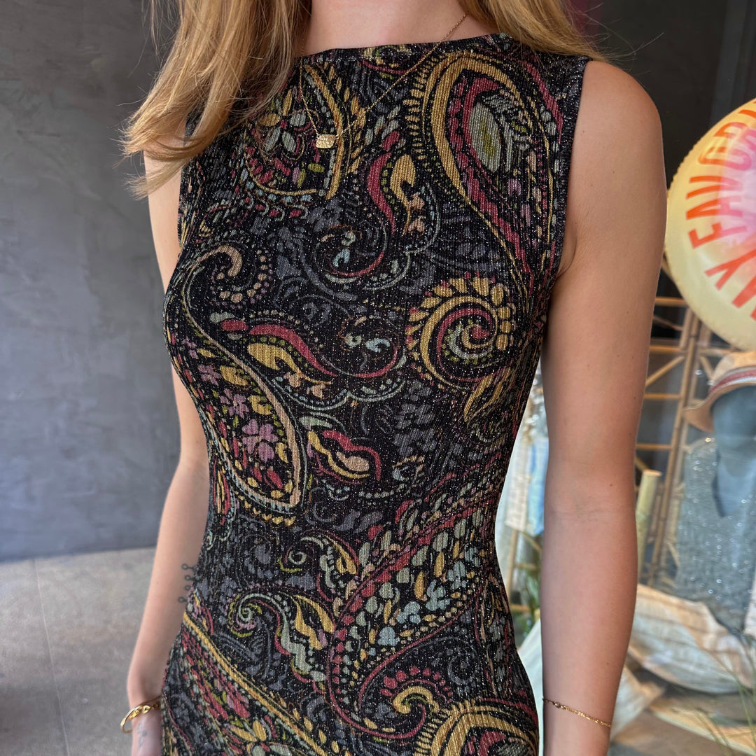 ETRO RIBBED MAXI KJOLE