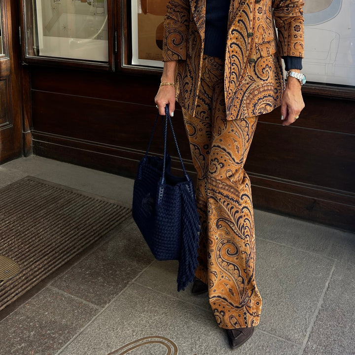 ETRO MØNSTRET FLØJLSBUKS