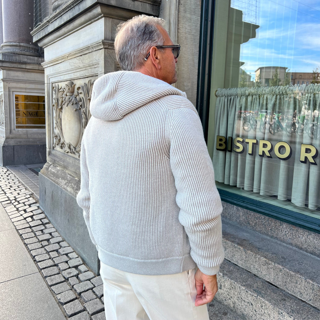 MOORER STRIKKET DUNJAKKE