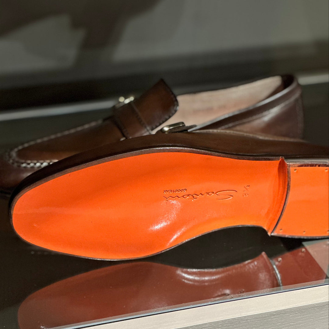 SANTONI SINGLE-MONK LOAFER